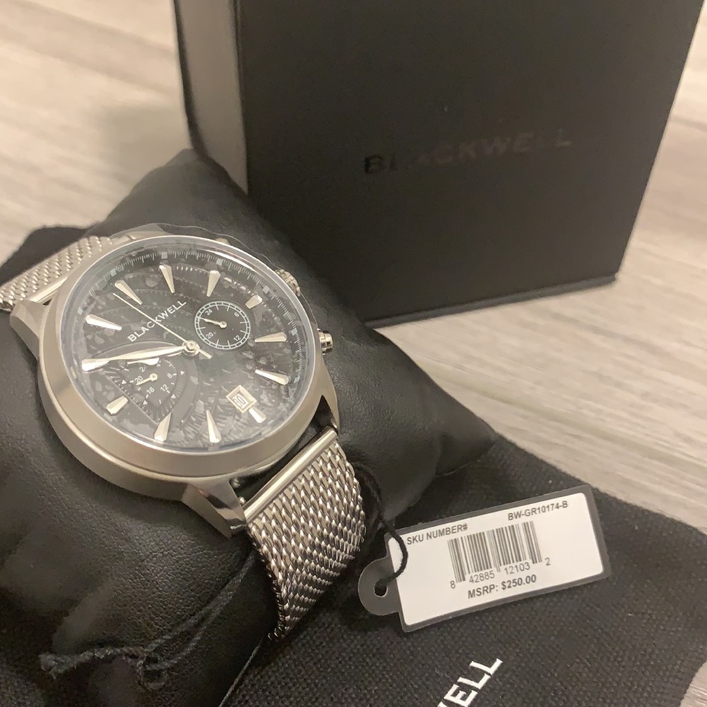 BNWT BLACKWELL Grandeur Milanese Men’s Watch
